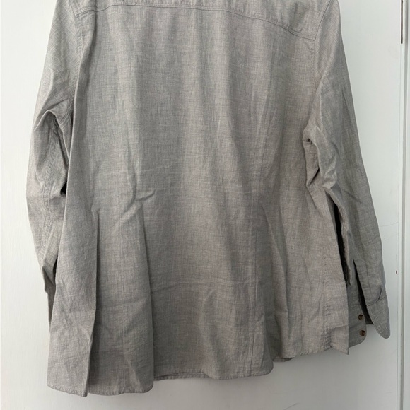 Gray button down - Picture 3 of 5
